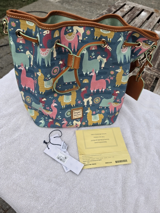 Dooney & Bourke Handbags - Dooney & Bourke Emperor's New Groove Llama Drawstring